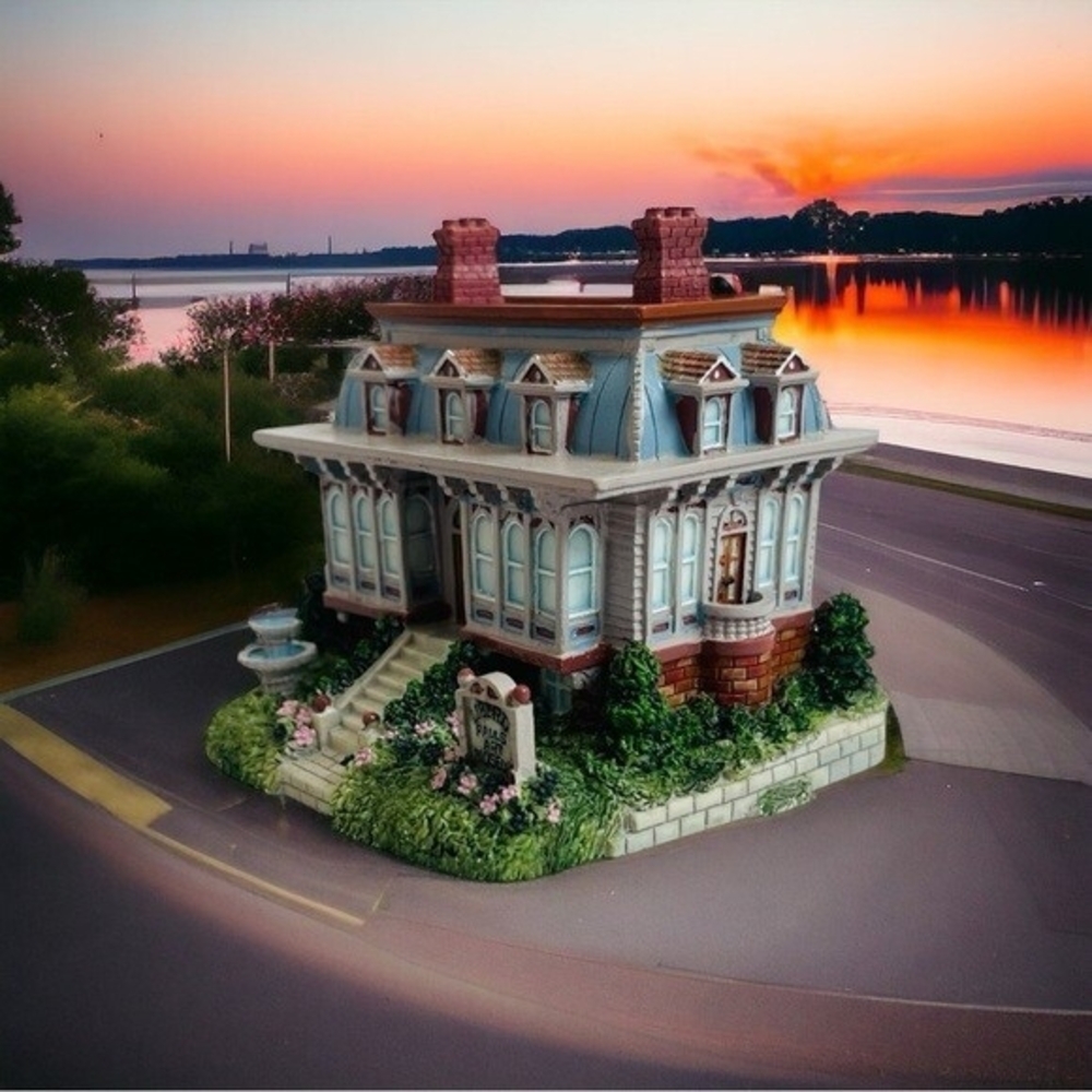 NIB Vintage Liberty Falls House Figurine LIBERTY FALLS ART MUSEUM Collectible